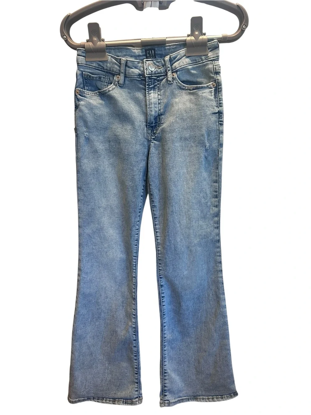 GAP Light Blue Flared Kids Girl’s Jeans 90’s Y2K Vibes For Back to School/Fall